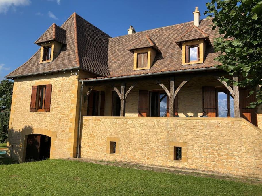 Grande Maison En Perigord A 10 Mn De Sarlat Marquay ภายนอก รูปภาพ